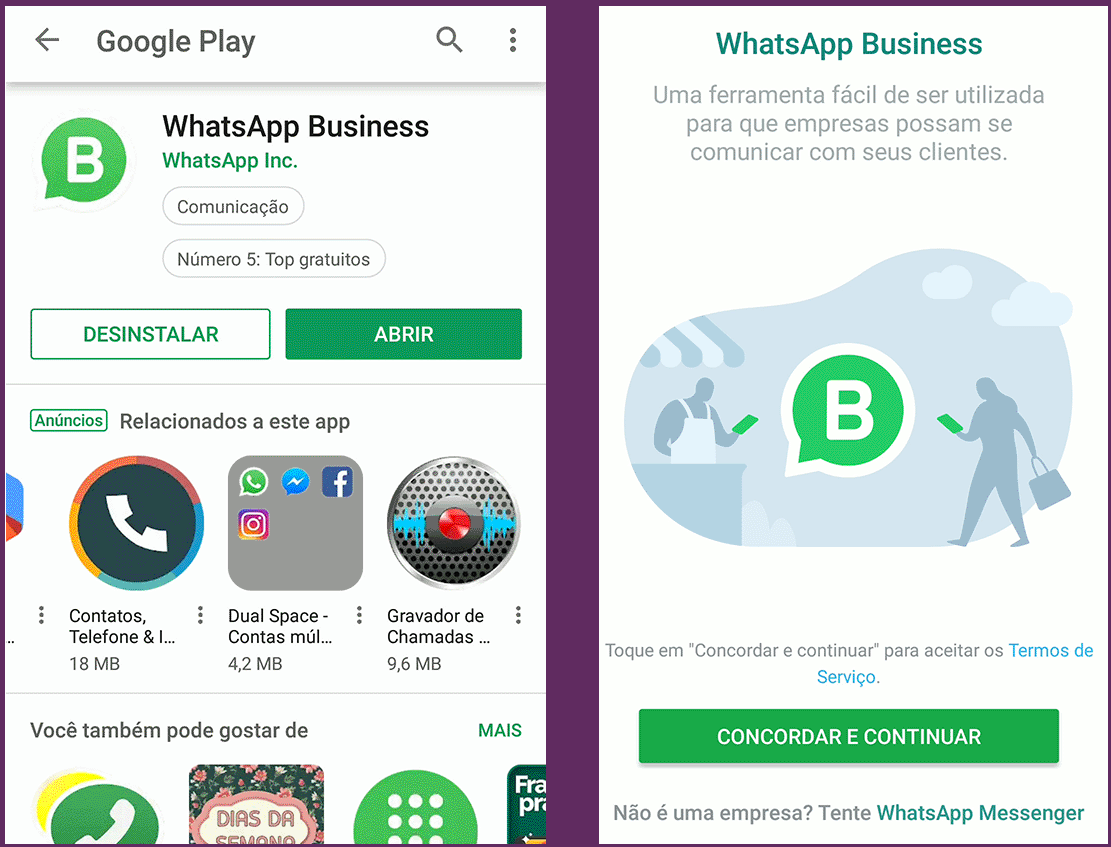 Como Transformar O Whatsapp Em Conta Comercial Whatsapp Business